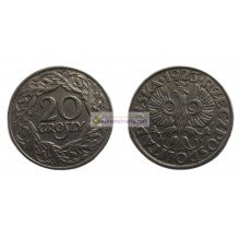 Польша 20 грошей 1923 год Польша 20 грошей 1923 год