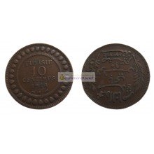 Тунис 10 сантимов 1916 год