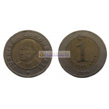 Турция 1 новая лира 2006 год Турция 1 новая лира 2006 год