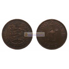 Гернси 2 пенса 1979 год. Королева Елизавета II