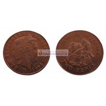 Джерси 2 пенса 1998 год. Елизавета II Джерси 2 пенса 1998 год. Елизавета II