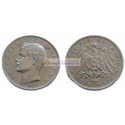 Германская империя Бавария 3 марки 1910 год "D" Отто. Серебро