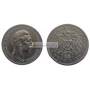 Германская империя Пруссия 5 марок 1898 год "A" Вильгельм II. Серебро