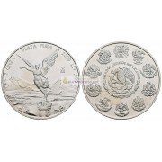 Мексика 1 онза 2009 год Серебряная инвестиционная монета "Свобода"
