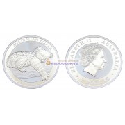 Австралия 1 доллар 2012 год Австралийская Коала. Серебро. Пруф