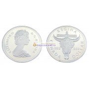 Канада 1 доллар 1982 год. 100 лет городу Реджайна. Серебро