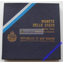 Сан-Марино набор монет 1978 год 9 монет включая 500 лир серебро АЦ