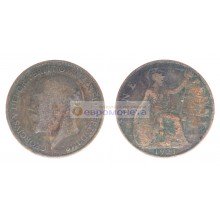 Великобритания 1 пенни 1921 год. Король Георг V Великобритания 1 пенни 1921 год. Король Георг V