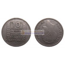 Франция Четвертая Республика 10 франков 1948 год