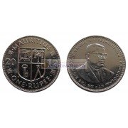 Маврикий 1 рупия 2012 год