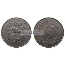 Республика Джибути 100 франков 1991 год