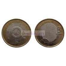 Словения 3 евро 2012 год. 100 лет первой олимпийской медали Словении. АЦ из ролла