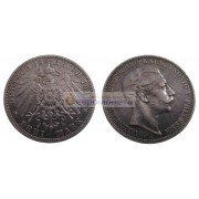 Германская империя Пруссия 3 марки 1910 год A Вильгельм II серебро