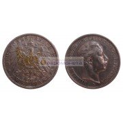Германская империя Пруссия 2 марки 1907 год A Вильгельм II серебро