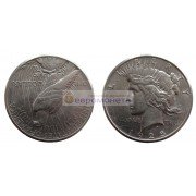 США 1 доллар 1925 год. Филадельфия. Мирный доллар (Peace Dollar). Серебро.
