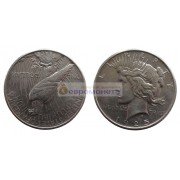 США 1 доллар 1925 год. Филадельфия. Мирный доллар (Peace Dollar). Серебро.