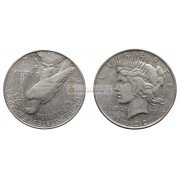 США 1 доллар 1922 год. Филадельфия. Мирный доллар (Peace Dollar). Серебро.