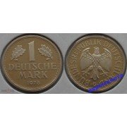 ФРГ 1 марка 1978 год Отметка монетного двора: "G" - Карлсруэ