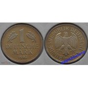 ФРГ 1 марка 1982 год Отметка монетного двора: "D" - Мюнхен