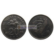 Малайзия 20 сенов 2009 год