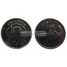 Республика Исландия 1 крона 2011 год 