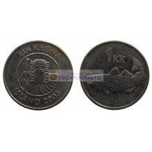 Республика Исландия 1 крона 2003 год 