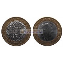 Великобритания 2 фунта  2001 год Королева Елизавета II