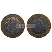 Великобритания 2 фунта  2001 год Королева Елизавета II