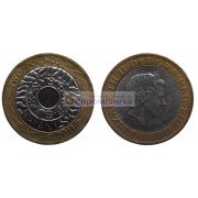 Великобритания 2 фунта  2011 год Королева Елизавета II