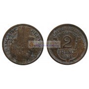 Франция Третья Республика 2 франка 1938 год