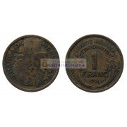 Франция Третья Республика 1 франк 1931 год Франция Третья Республика 1 франк 1931 год