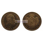 Швеция 10 крон 1883 год. Золото