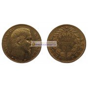 Франция Император Наполеон III 20 франков 1859 год A. Золото.
