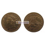 США 10 долларов 1895 год. Золото.