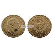 Германская империя Пруссия 20 марок 1900 год "A" Вильгельм II. Золото