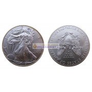 США 1 доллар 2015 год Американский серебряный орёл. Серебро. Унция