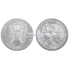 Южная Корея 1 клэй 2022 год Чи Ю 1oz. Серебро. Унция