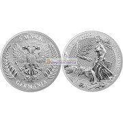 Германия 5 марок 2023 год 1 унция серебра 9999 пробы. Germania Mint.