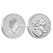 Австралия 1 доллар 2023 год Австралийская Коала (две коалы). Серебро. Унция