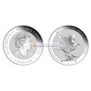 Австралия 1 доллар 2023 год Австралийский клинохвостый орёл. Серебро. Унция