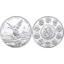 Мексика 1 онза 2009 год Серебряная инвестиционная монета "Свобода"