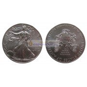 США 1 доллар 2011 год Американский серебряный орёл. Серебро. Унция