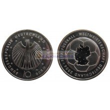 (ФРГ) Германия 10 евро 2003 год Чемпионат мира по футболу 2006 год. Серебро