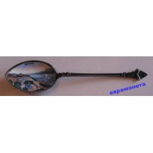 Женева Швейцария маленькая чайная ложечка эмаль серебро 800