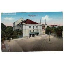 Пруссия Кёнигсберг Kenigsberg здание театр