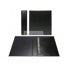 Альбом сегрегатор Optima с кольцевым механизмом, синий, ПВХ, пр-во СОМС, Россия